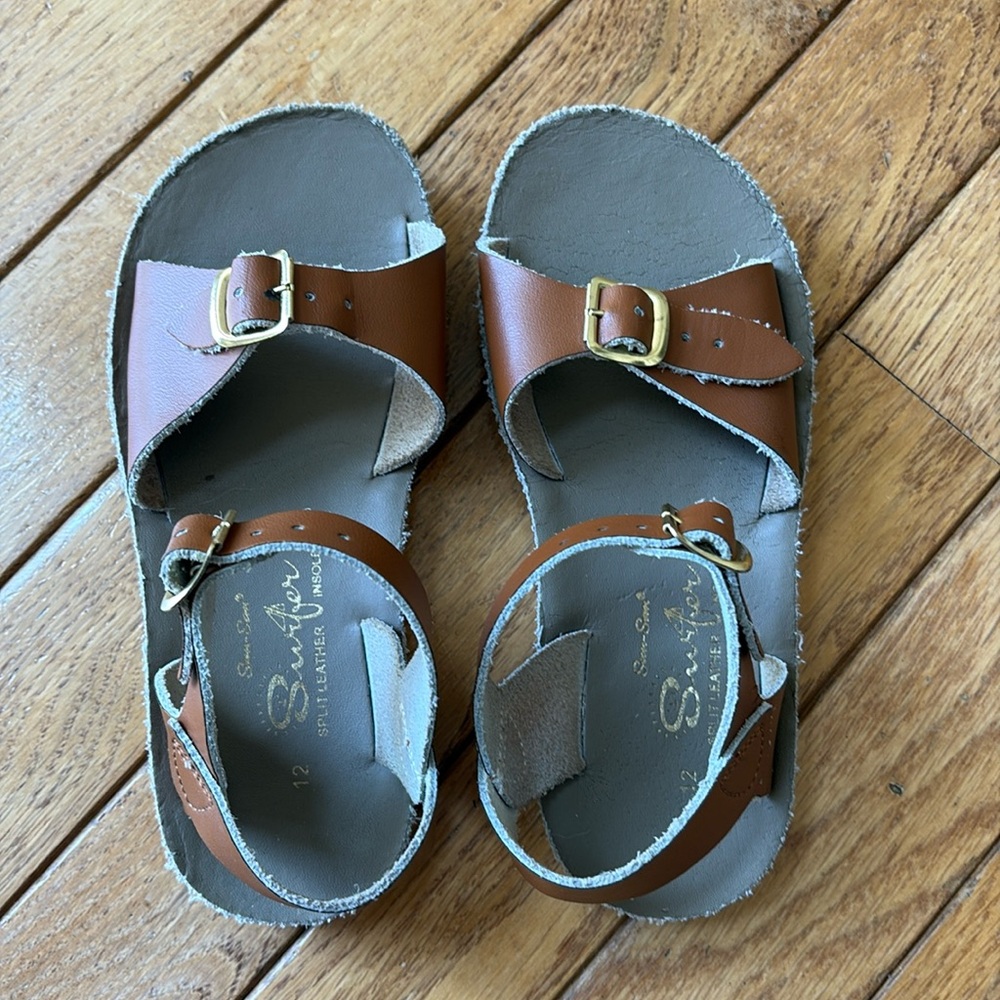 Sun San Saltwater Sandals Girls/toddler Size 12